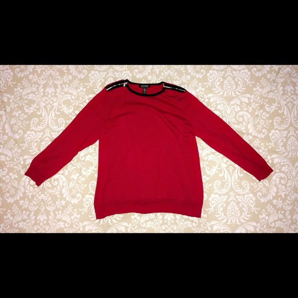 Lauren Ralph Lauren Sweaters - Ralph Lauren Sweater With Zippers On Shoulders